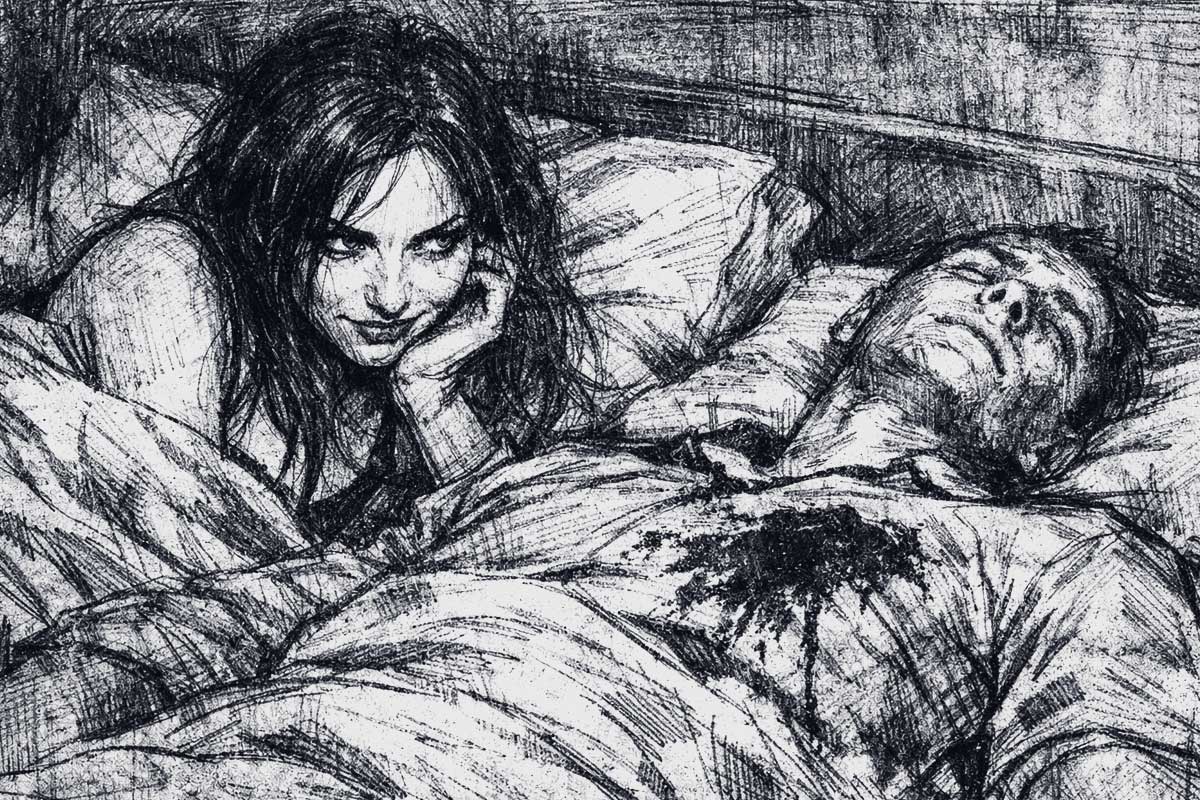 স্বামীকে খুনের পর দেহের পাশেই সন্তানদের নিয়ে ঘুমালেন তরুণী